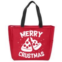 Merry Crustmas Zip Tote Bag