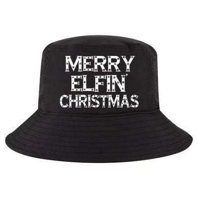 Merry Elfin' Christmas Cool Comfort Performance Bucket Hat