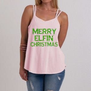 Merry Elfin' Christmas Women's Strappy Tank