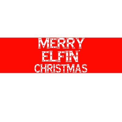 Merry Elfin' Christmas Bumper Sticker