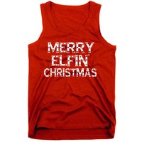 Merry Elfin' Christmas Tank Top