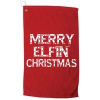 Merry Elfin' Christmas Platinum Collection Golf Towel