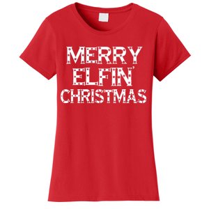 Merry Elfin' Christmas Women's T-Shirt