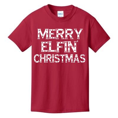 Merry Elfin' Christmas Kids T-Shirt