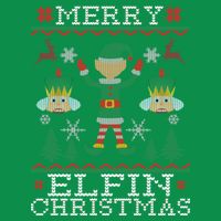 Merry Elfin Christmas Elf Ugly T-Shirt