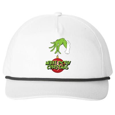 Merry F*ckin Christmas  Snapback Five-Panel Rope Hat