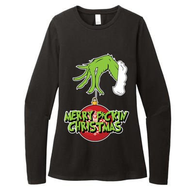 Merry F*ckin Christmas  Womens CVC Long Sleeve Shirt