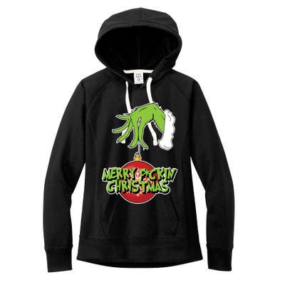 Merry F*ckin Christmas  Women's Fleece Hoodie