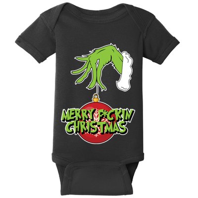 Merry F*ckin Christmas  Baby Bodysuit