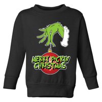 Merry F*ckin Christmas  Toddler Sweatshirt