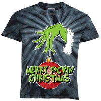 Merry F*ckin Christmas  Kids Tie-Dye T-Shirt