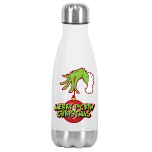 Merry F*ckin Christmas  Stainless Steel Insulated Water Bottle