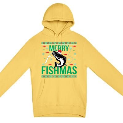 Merry Fishmas Premium Pullover Hoodie