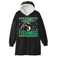 Merry Fishmas Hooded Wearable Blanket