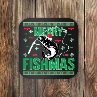 Merry Fishmas Coaster