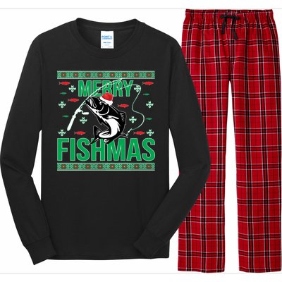 Merry Fishmas Long Sleeve Pajama Set