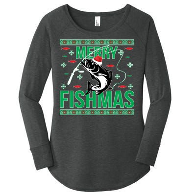 Merry Fishmas Women's Perfect Tri Tunic Long Sleeve Shirt