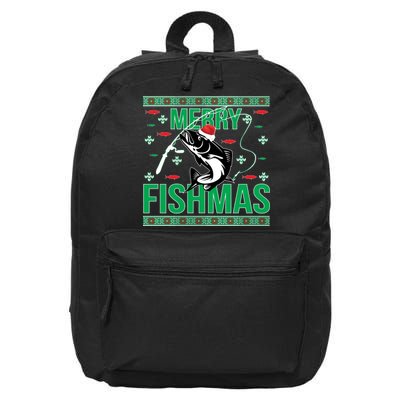 Merry Fishmas 16 in Basic Backpack