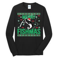 Merry Fishmas Tall Long Sleeve T-Shirt