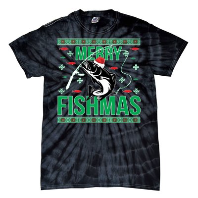 Merry Fishmas Tie-Dye T-Shirt