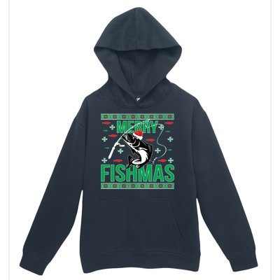 Merry Fishmas Urban Pullover Hoodie