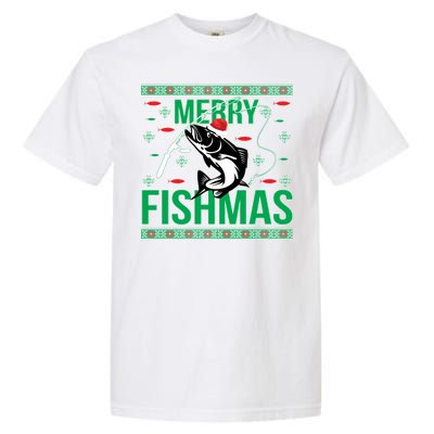 Merry Fishmas Garment-Dyed Heavyweight T-Shirt