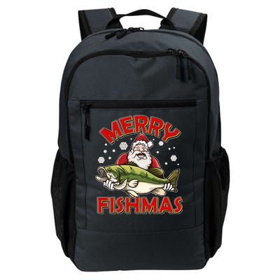 Merry Fishmas Christmas Fish Santa Daily Commute Backpack