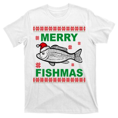 Merry Fishmas Ugly Christmas T-Shirt