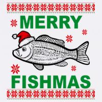 Merry Fishmas Ugly Christmas Bucket Hat