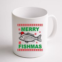 Merry Fishmas Ugly Christmas Coffee Mug