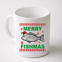 Merry Fishmas Ugly Christmas Coffee Mug