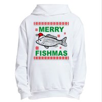 Merry Fishmas Ugly Christmas Urban Pullover Hoodie