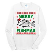 Merry Fishmas Ugly Christmas Tall Long Sleeve T-Shirt