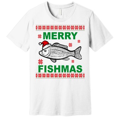 Merry Fishmas Ugly Christmas Premium T-Shirt