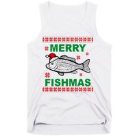 Merry Fishmas Ugly Christmas Tank Top