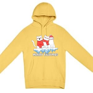 Merry Fluffmas Christmas Premium Pullover Hoodie