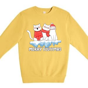 Merry Fluffmas Christmas Premium Crewneck Sweatshirt