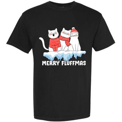 Merry Fluffmas Christmas Garment-Dyed Heavyweight T-Shirt