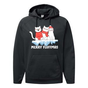 Merry Fluffmas Christmas Performance Fleece Hoodie