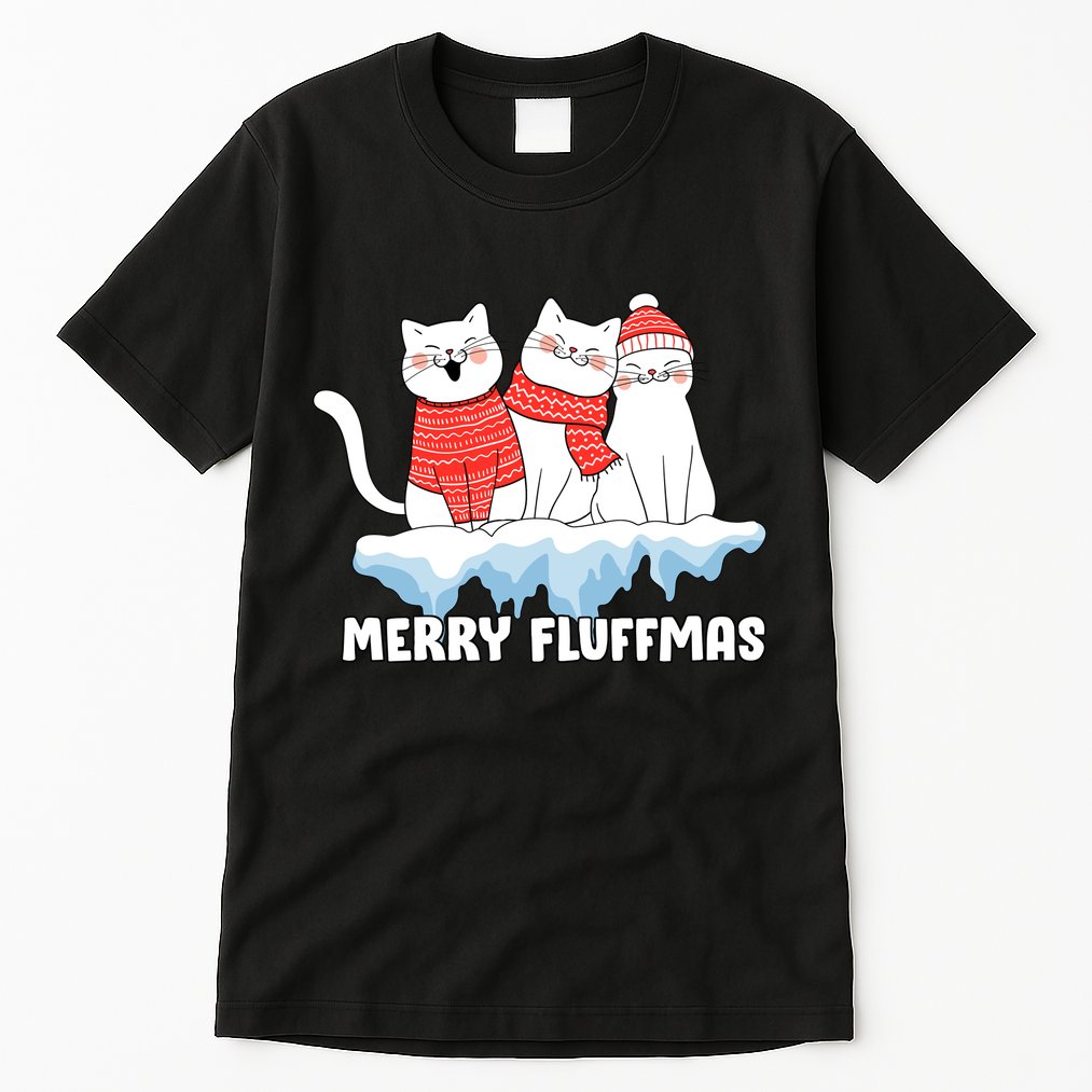 Merry Fluffmas Christmas Tall T-Shirt
