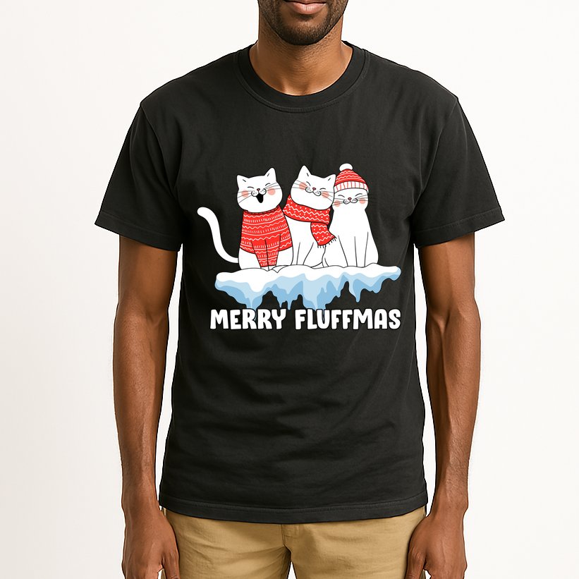 Merry Fluffmas Christmas Tall T-Shirt