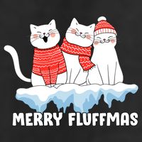 Merry Fluffmas Christmas Adult Drive Performance Visor