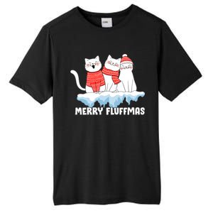 Merry Fluffmas Christmas Tall Fusion ChromaSoft Performance T-Shirt