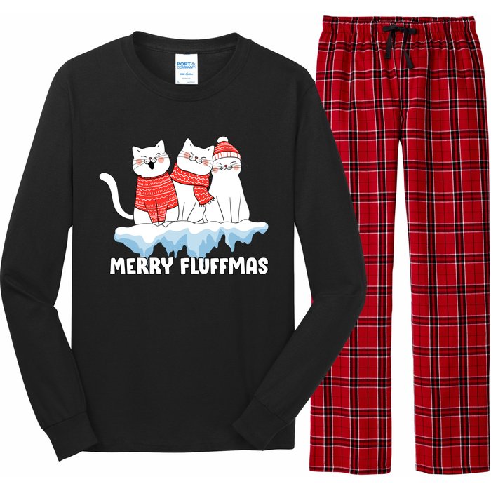 Merry Fluffmas Christmas Long Sleeve Pajama Set