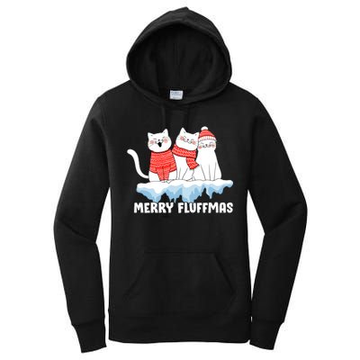 Merry Fluffmas Christmas Women's Pullover Hoodie