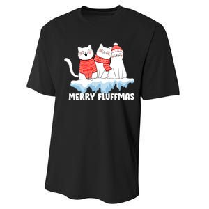 Merry Fluffmas Christmas Performance Sprint T-Shirt