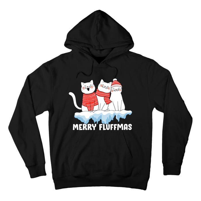 Merry Fluffmas Christmas Tall Hoodie