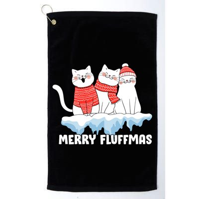 Merry Fluffmas Christmas Golf Towel