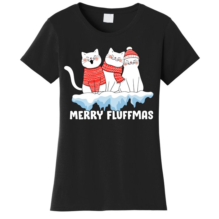 Merry Fluffmas Christmas Women's T-Shirt