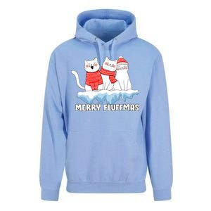 Merry Fluffmas Christmas Unisex Surf Hoodie